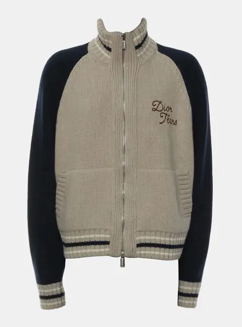Dior Beige, Navy Blue x Denim Tears F/W 2023 Zipped Jacket