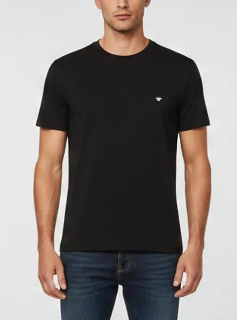 Dior Homme Black Jersey Short Sleeve Crewneck T-Shirt L