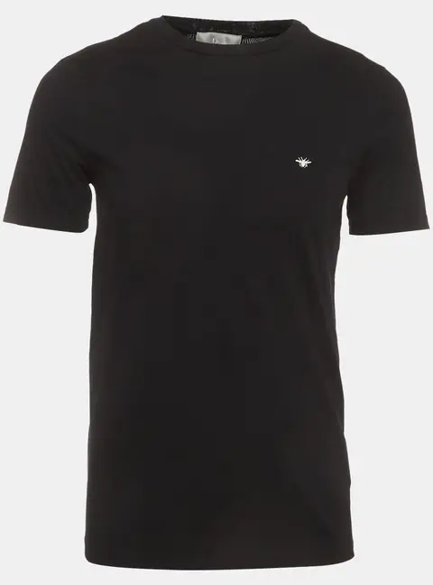 Dior Homme Black Jerseys Short Sleeve T-Shirt XS