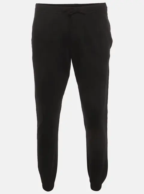 Dior Homme Black Jersey Drawstring Sweatpants S