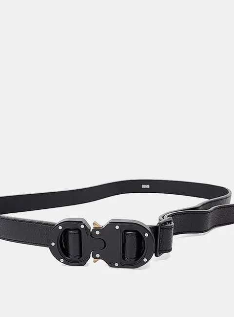 Dior Homme Black Leather Belt