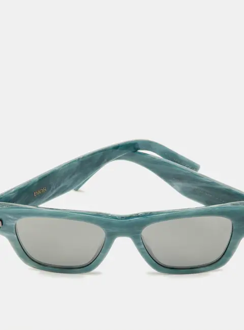 Dior Blue/Grey Black Suit XL Wayfarer Sunglasses