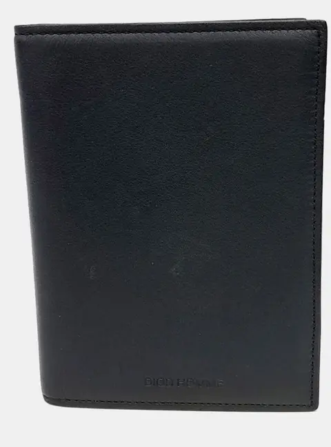 Dior Homme Black Leather Passport Wallet