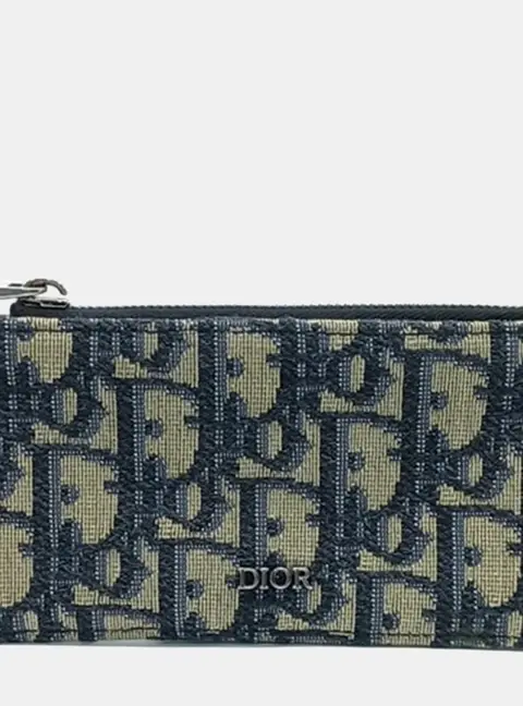 Dior Homme Oblique Coated Canvas Card Holder