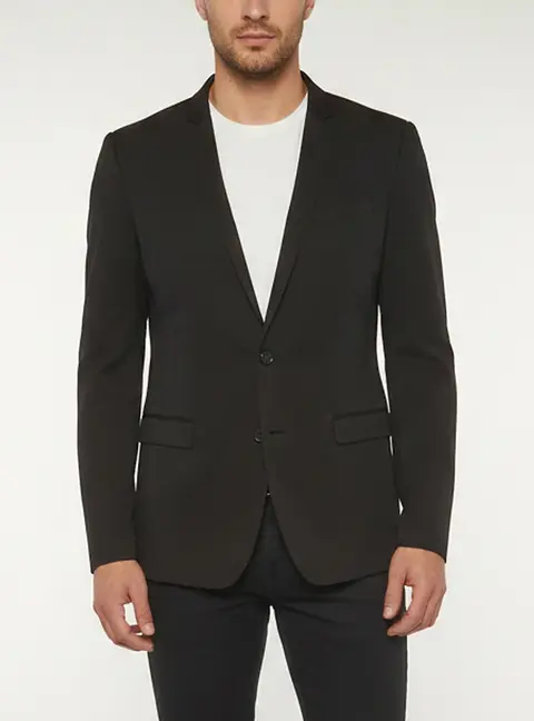 Dolce & Gabbana Black Gabardine Single Breasted Blazer M