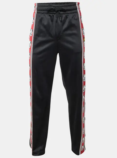 Dolce & Gabbana Black Side Tape Detail Jersey Track Pants L
