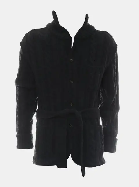 Dolce & Gabbana Knitted Wool Long Outer