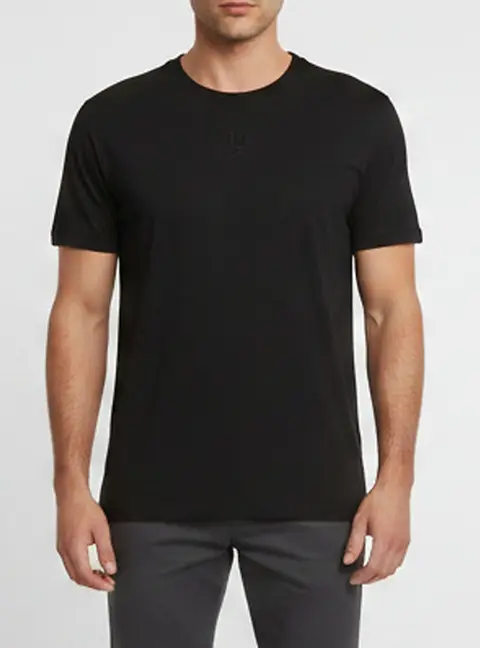 Dolce & Gabbana Black Logo Embroidered Jersey Crewneck T-Shirt XXL