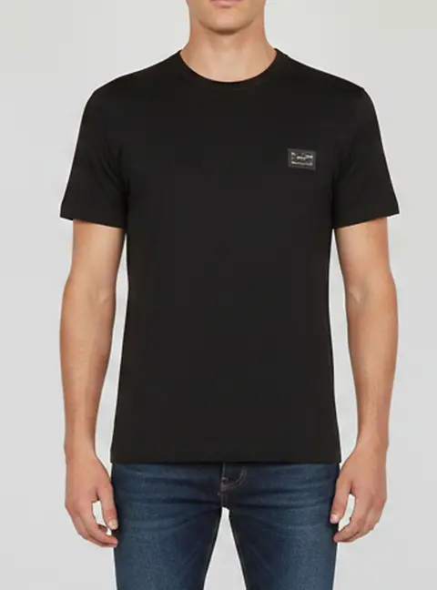 Dolce & Gabbana Black Jersey Short Sleeve T-Shirt M