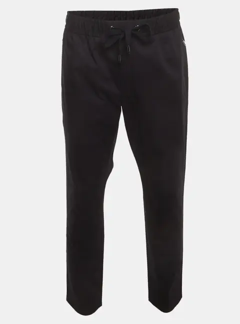Dolce & Gabbana Navy Logo Plaque Stretch Cotton Jogging Pants XXXL