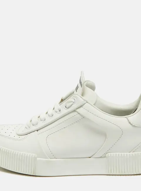 Dolce & Gabbana Miami Size 39.5 White Leather Low Top Sneakers