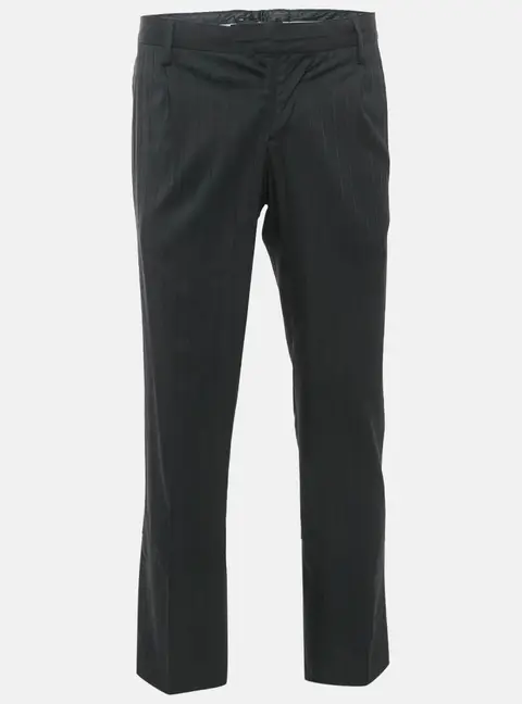 Dolce & Gabbana Black Wool Blend Pants L