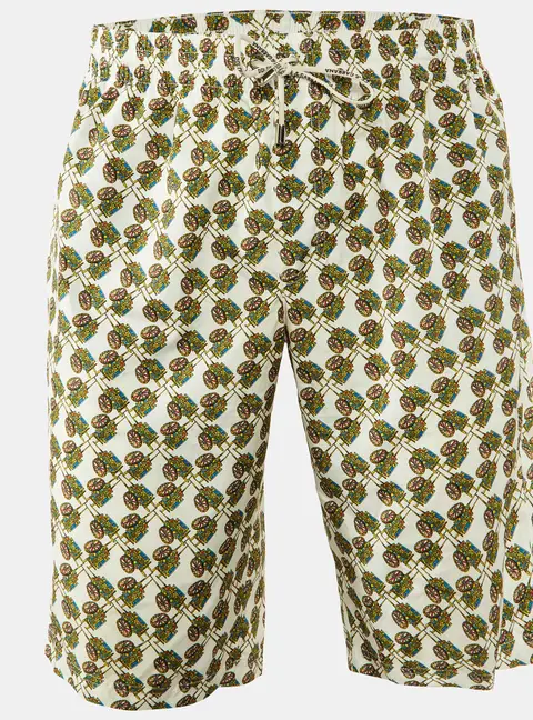 Dolce & Gabbana Beachwear Multicolor Printed Swim Shorts L