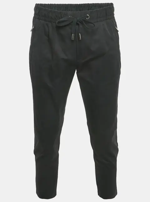 Dolce & Gabbana Black Stretch Cotton Jogging Pants M