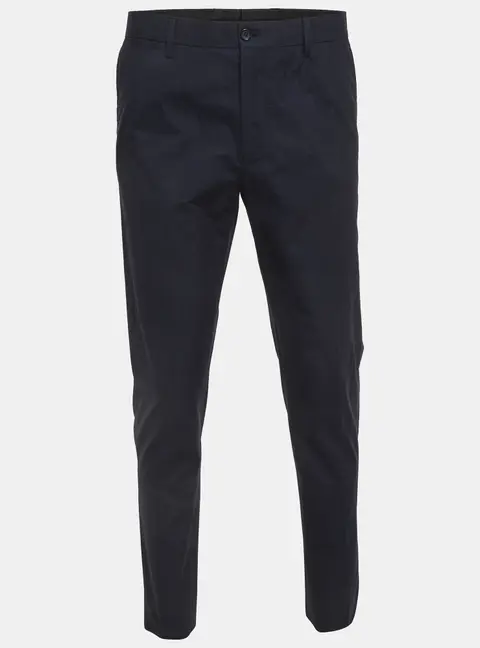 Dolce & Gabbana Blue Plaid Cotton Trousers M