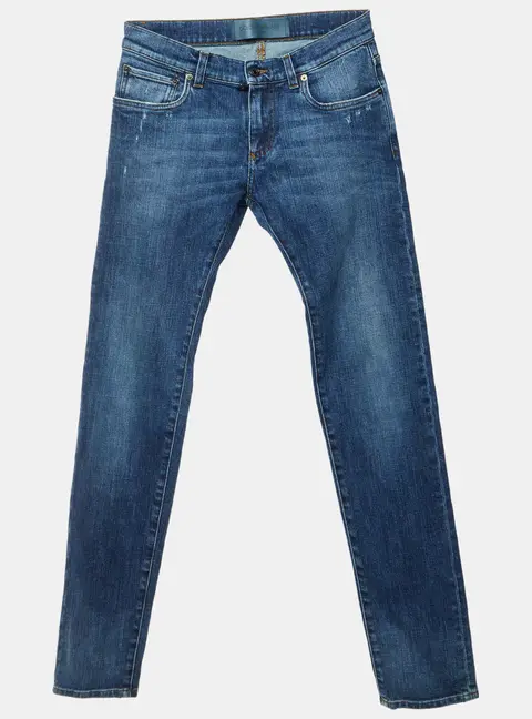 Dolce & Gabbana Blue Denim Straight Leg Jeans S/Waist 30"
