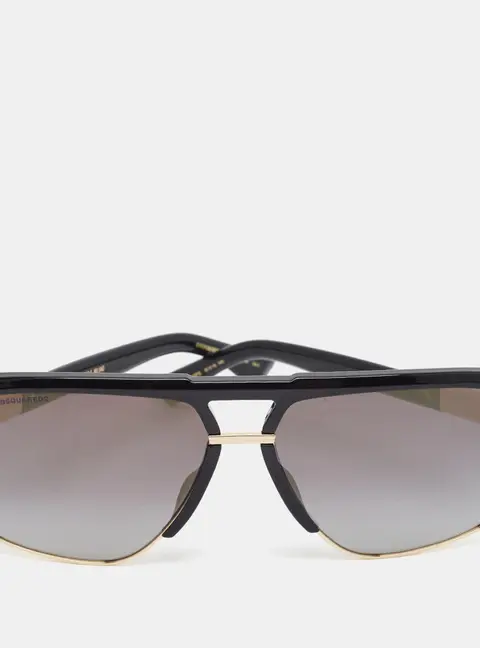 Dsquared2 Black Gradient D2 0084/S Square Sunglasses