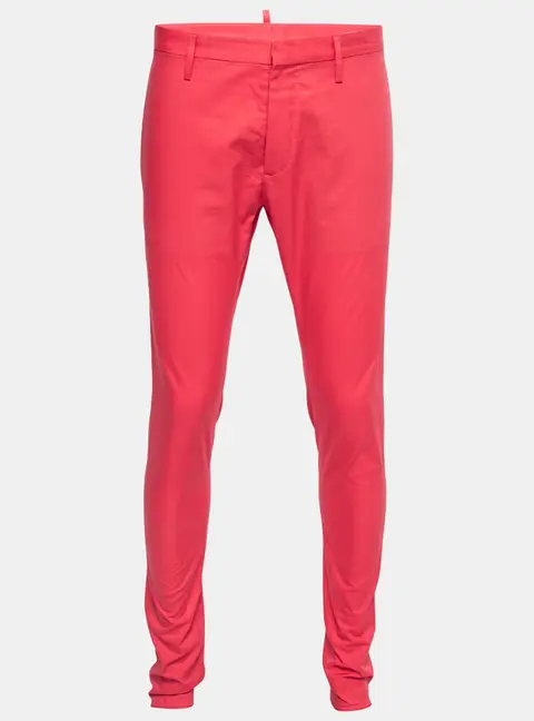 Dsquared2 Coral Pink Cotton Trousers M