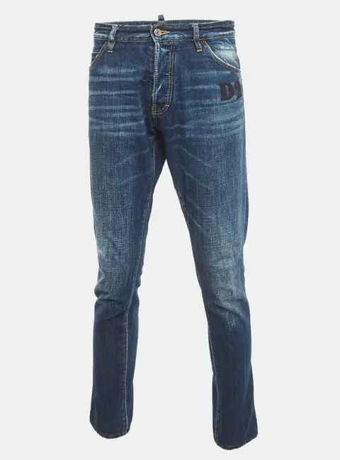 Dsquared2 Blue Fading Denim Slim Jeans XL/Waist 38"