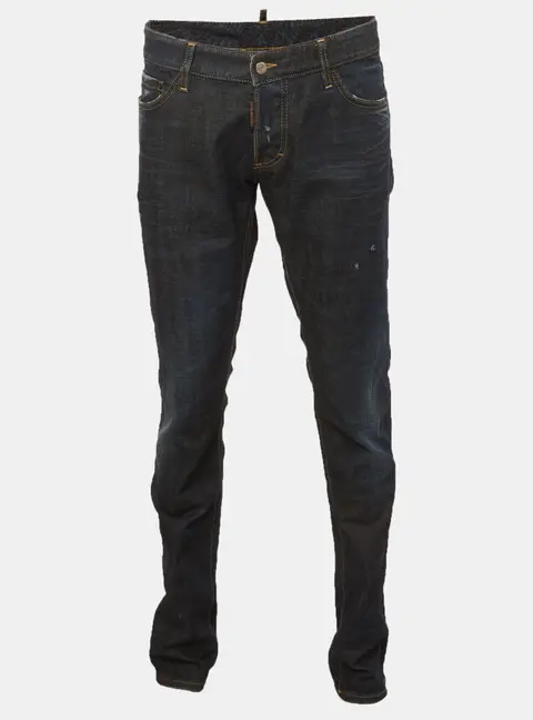 Dsquared2 Blue Distressed Denim Slim Fit Jeans XL/Waist 38"