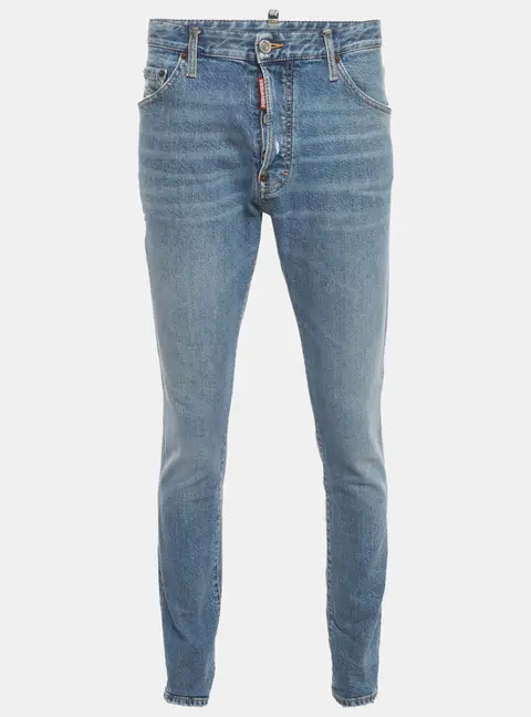 Dsquared2 Blue Distressed Denim Cool Guy Jeans XL/Waist 36"