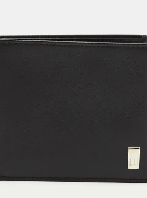 Dunhill Black Leather Bifold Wallet