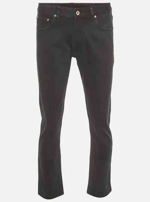 Emporio Armani Black Denim Slim Fit Jeans M/Waist 33"