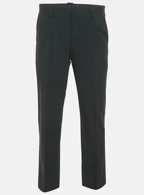 Emporio Armani Black Eteropolitan Line Wool Trousers S