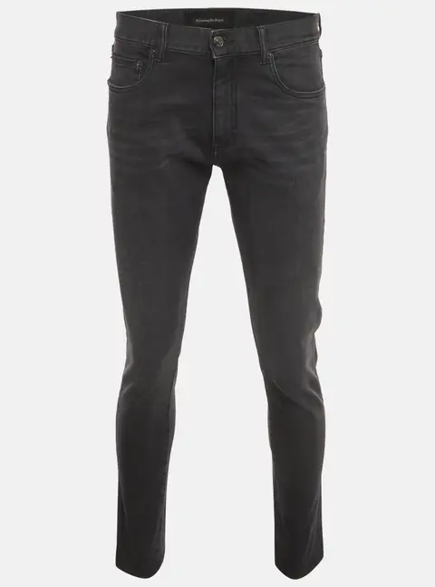 Ermenegildo Zegna Grey Denim Tapered Jeans M/Waist 33"