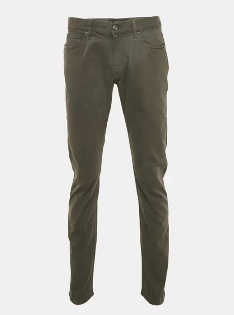 Ermenegildo Zegna Grey Denim Slim Fit Pants M/Waist 33"