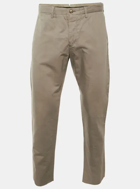 Ermenegildo Zegna Beige Cotton & Linen Pants M