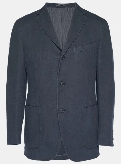 Ermenegildo Zegna Grey Wool Blend Regular Fit Blazer XL