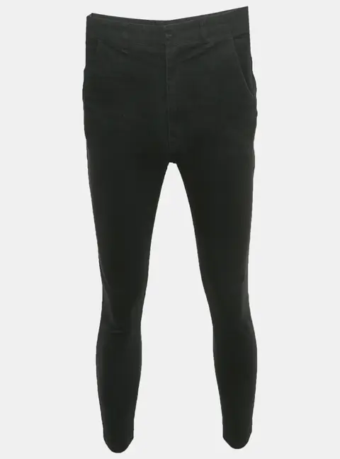 Fendi Black Denim FF Logo Patch Jeans S/Waist 31"