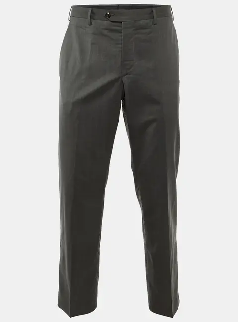 Giorgio Armani Grey Wool Tailored Pants L