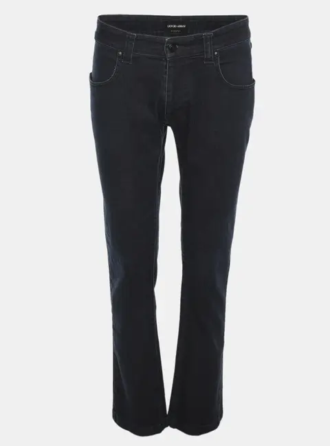 Giorgio Armani Navy Blue Denim Jeans L