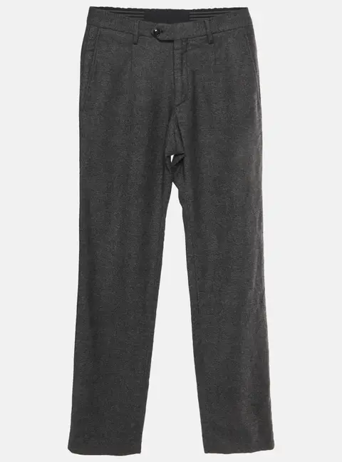 Giorgio Armani Grey Wool Skinny Trousers S