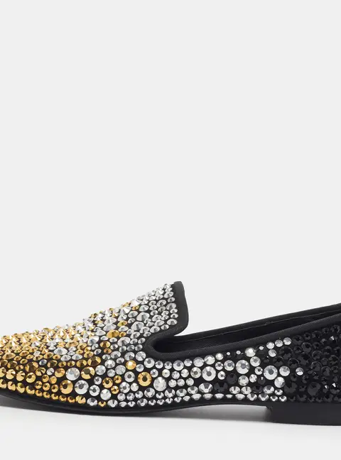 Giuseppe Zanotti Smoking Slippers Size 41 Black Suede Smoking Slippers