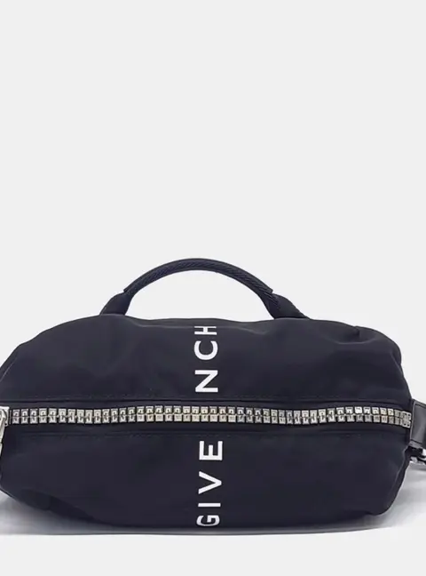 Givenchy Black Nylon Givenchy G Zip Trek Belt Bag
