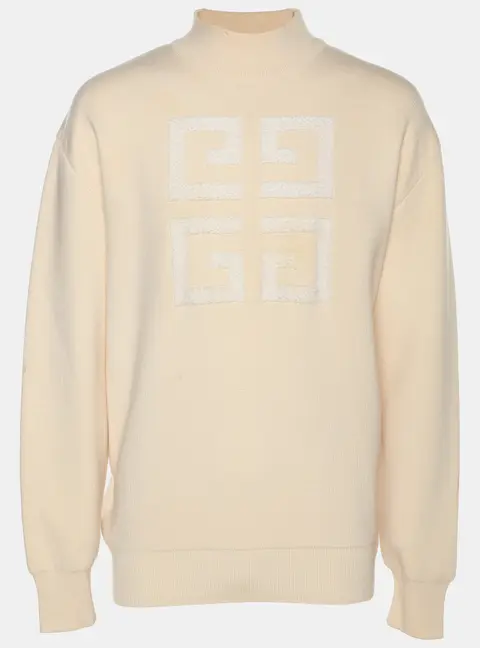 Givenchy Light Beige Wool Blend Sweater L