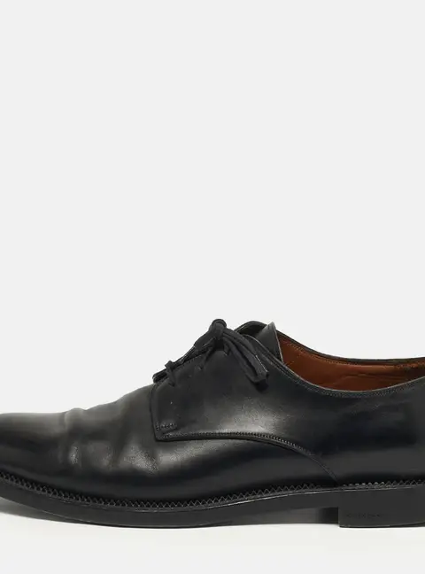 Givenchy Size 46 Black Leather Lace Up Derby Shoes