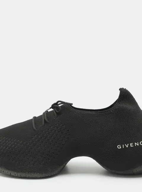 Givenchy TK-360 Size 38 Black Stretch Fabric Sneakers