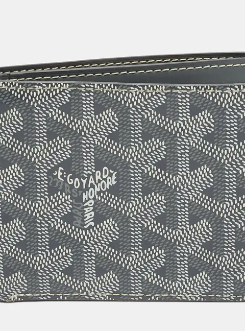 Goyard Victoire Grey Goyardine Coated Canvas Bifold Wallet