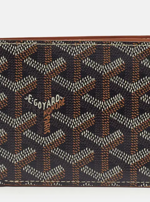 Goyard Victoire Brown Goyardine Coated Canvas Bifold Wallet