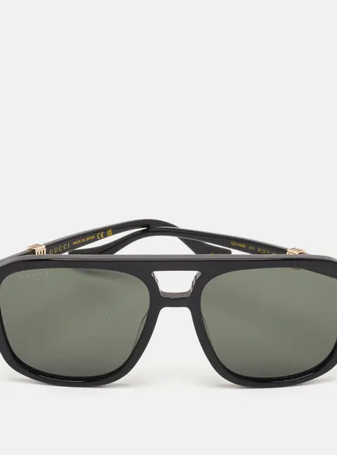 Gucci Black GG1494S Web Aviator Sunglasses