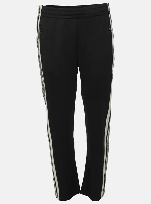 Gucci Black Nylon GG Striped Trouser XS