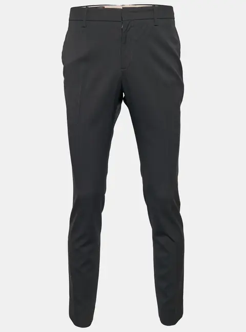 Gucci Black Wool Regular Fit Trousers M