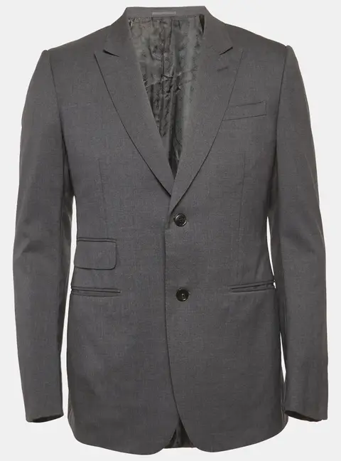 Gucci Grey Wool Regular Fit Blazer M