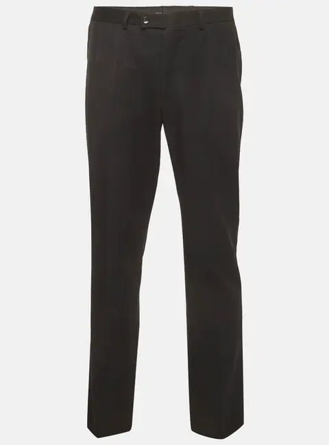 Gucci Black Gabardine Regular Fit Pants L