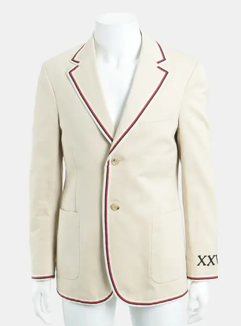 Gucci cotton beige jacket 46
