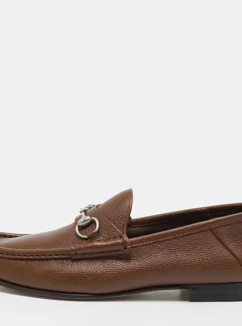 Gucci 1953 Horsebit Size 45.5 Brown Leather Loafers